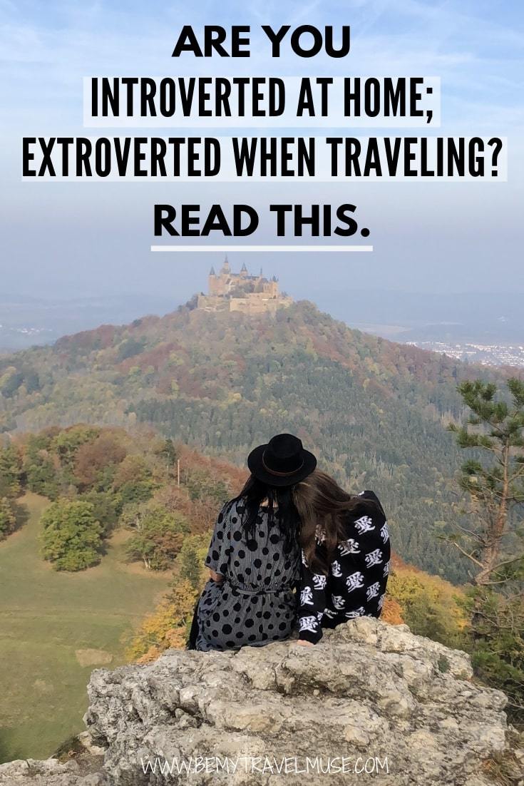 Are you introverted at home, and extroverted when you travel? Read this! #SoloTravel #Introverts