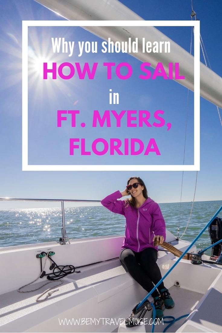 Here's my full experience learning how to sail in beautiful Fort Myers, Florida, and why you should pick this place if you are interested in learning how to sail and operate a boat, too!