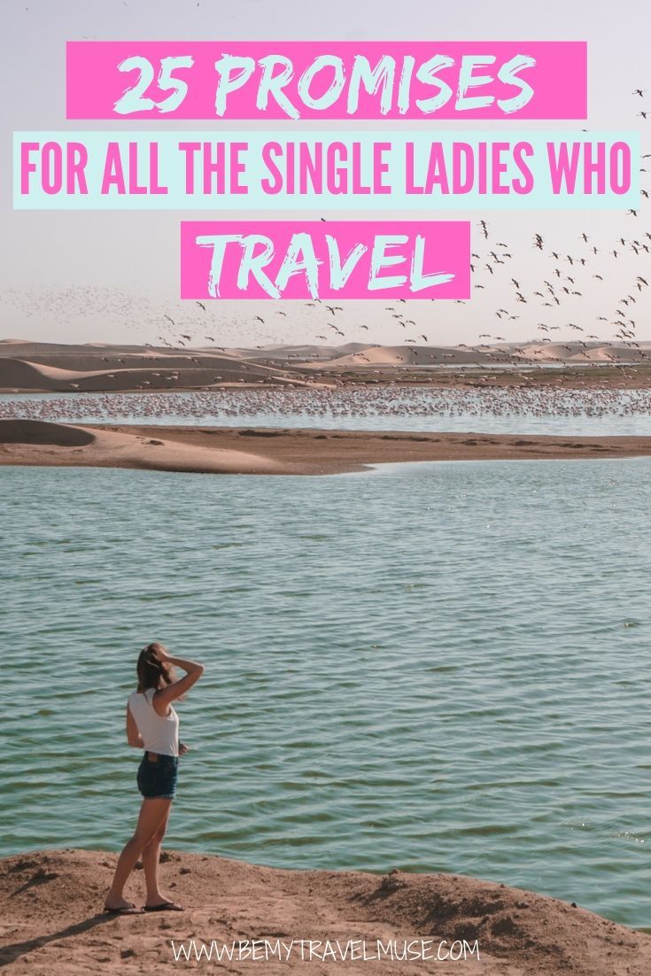 Dear solo female travelers, this is for you.