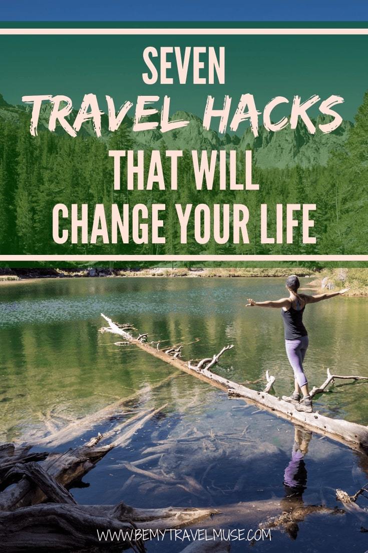 Learn all of my best travel hacks to travel longer, on a budget and even for free. These tips will absolutely change your travel game, especially if you are planning on long term solo traveling! #TravelHacks