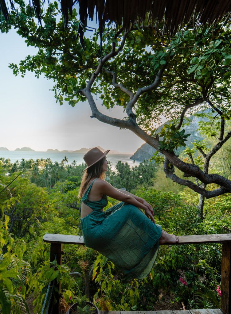 el nido overlooking