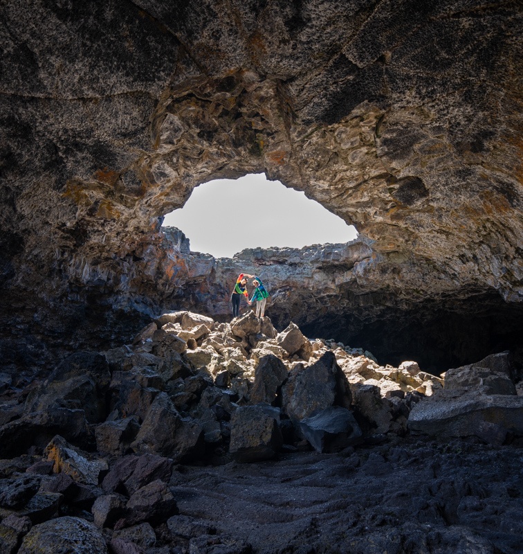 idaho road trip craters of the moon indian tunnel