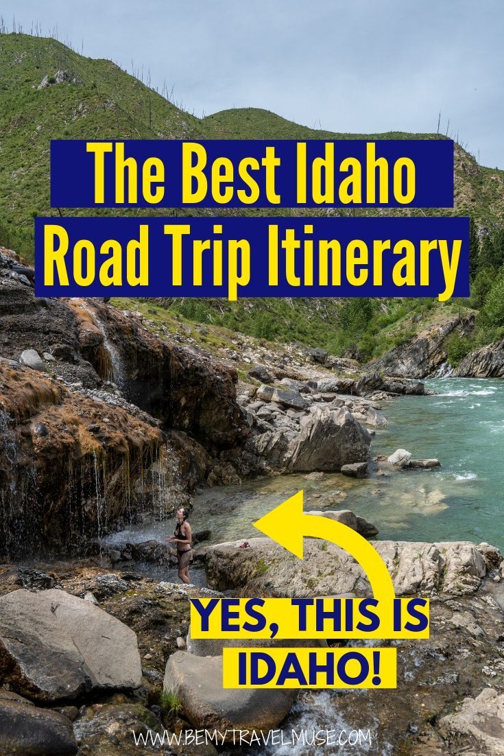 After visiting Idaho 4 times, I have come up with the BEST Idaho road trip itinerary, with 6 major stops that are full of surprises! Idaho turns out to be such a hidden gem, click to read the post and start planning an epic road trip now! #Idaho #USARoadTrips