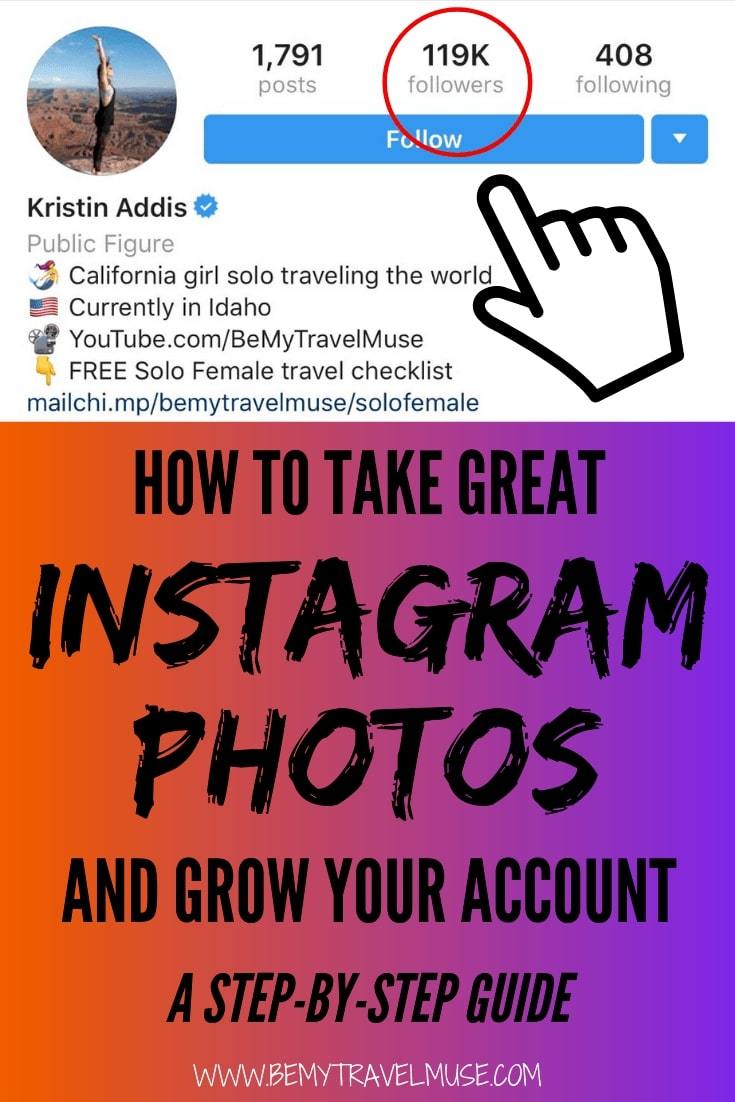 Learn all of my best tips, including how I do my research, how I make pick out the right clothes, how I choose where to photograph and the props I use to set up my camera. These tips will help you take awesome Instagram photos and grow your account, especially if you are a solo traveler! #Instagram