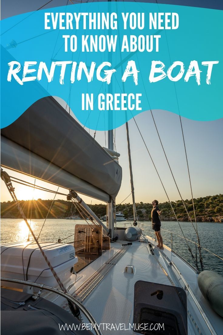 A complete guide to renting a boat in Greece that will allow you to sail and island hop. Different options including the yacht week, boat charters, and the med sailors included (with reviews and budget), plus some essential prepping items to help you plan an amazing trip! #Greece #GreeceTravelTips