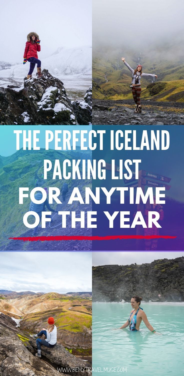 Iceland Packing Guide for Summer