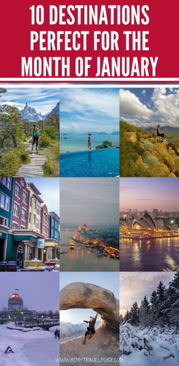 10 Destinations that are Perfect for the Month of January
