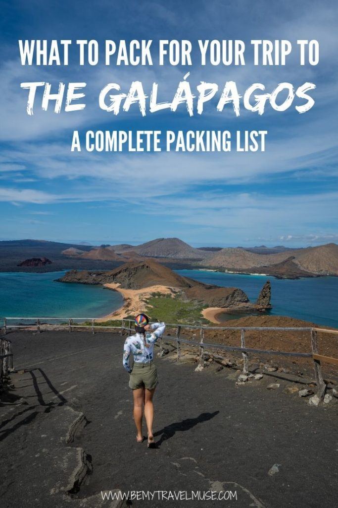 Packing for a trip to the Galápagos and not sure what to bring? Here's a complete packing list with all of the essential items, gear recommendations, clothing guide, and safety items that you may not have thought of bringing. #Galapagos