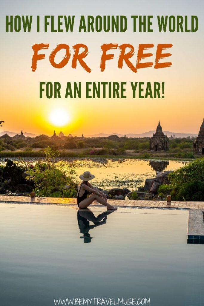 Here are all of my best tips and hacks that helped me fly around the world FOR FREE for an entire year. Learn how you can fly internationally, in business class, for free!