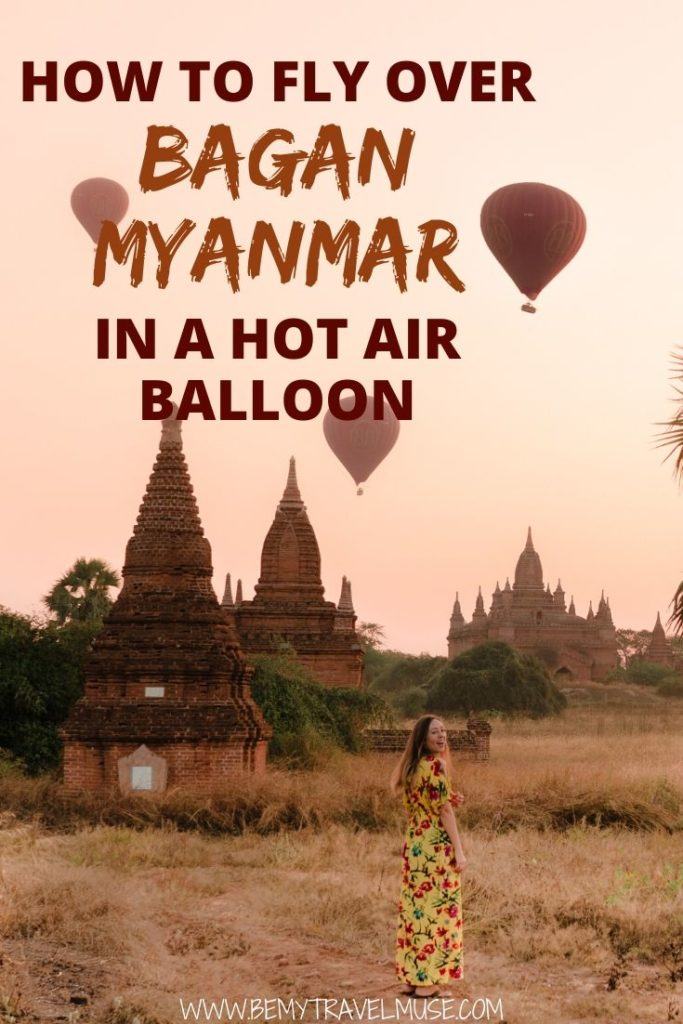 Here's everything you need to know about flying over Bagan, Myanmar, in a hot air balloon. Click to find out how much it costs and where you should book it. 