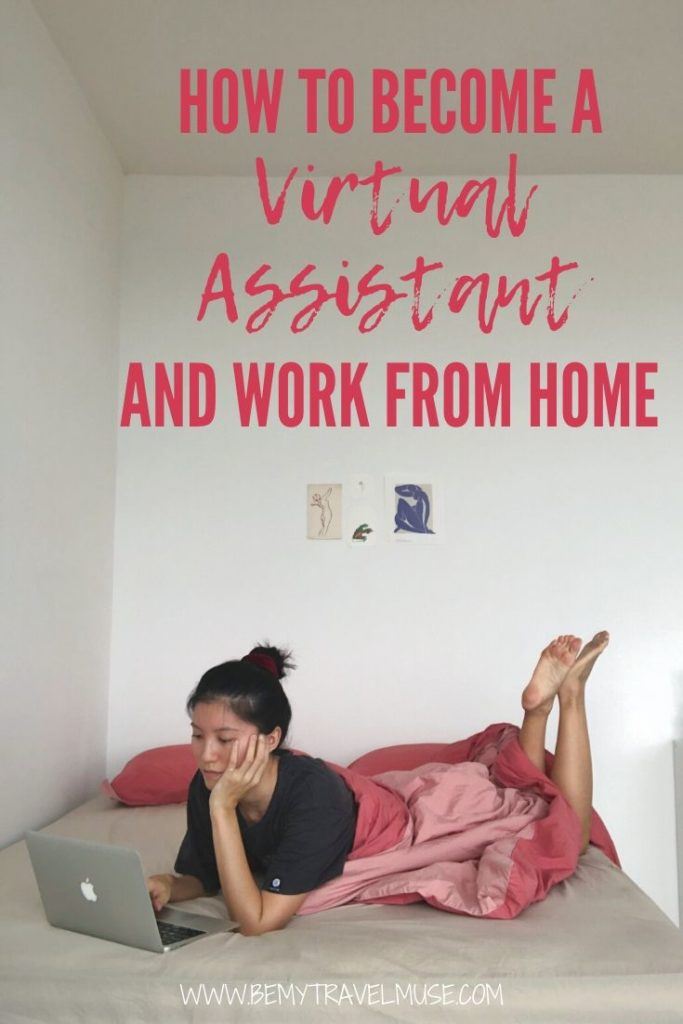 Become a virtual assistant so you can make income while working from home or remotely. Click to read a complete guide by a virtual assistant to a travel blogger. #VirtualAssistant