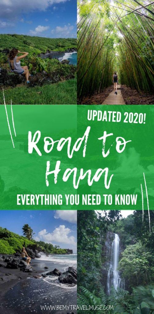 The Road to Hana - everything you need to know to plan the most amazing road trip in Hawaii. Get the best accommodation and car rental guide, insider safety tips, maps, and all of the best stops along the way! #RoadtoHana #Hawaii