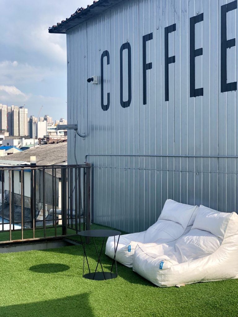 Coffee shop in South Korea