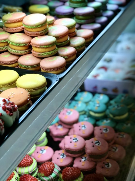 Macarons from cafe in South Korea