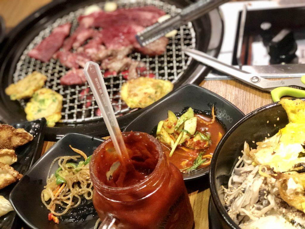 Beef on a leaf Korean BBQ