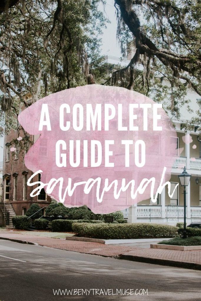 Savannah is a charming Southern city  perfect for a weekend (or longer) getaway. While there are all kinds of tours to help you get to know Savannah, the city is just as fun explored independently. Click for a complete guide to Savannah, including the best things to do and insider tips to help you plan your trip! #Savannah