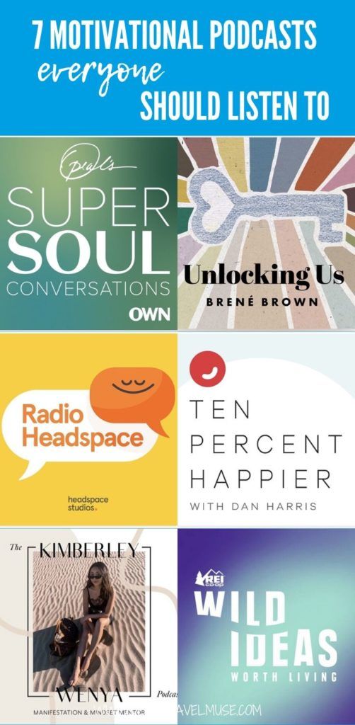 Want to stay motivated? Here are 7 motivational podcasts that everyone should listen to for personal development and beyond. #Podcasts