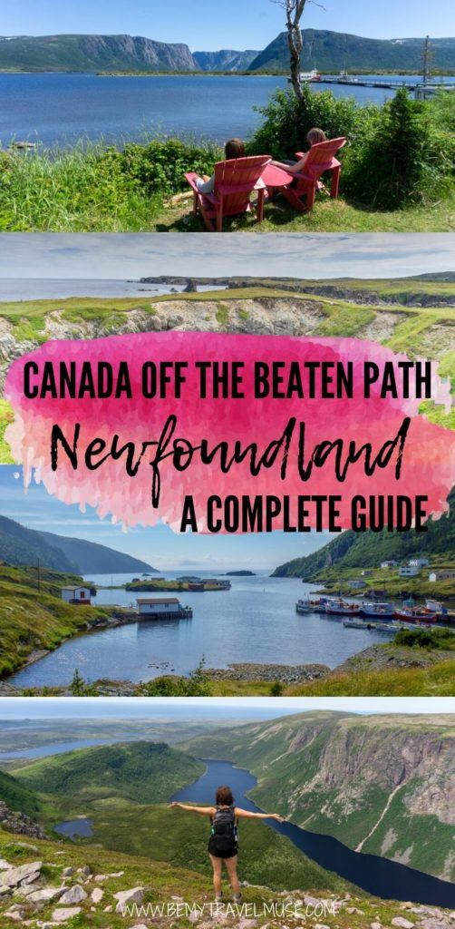 Travel Canada off the beaten path. A complete guide to Newfoundland, with tips from a local! Click to see the top things to do in Newfoundland, and how to get to and around Newfoundland, to plan a wonderful and relaxing trip. #Canada #Newfoundland