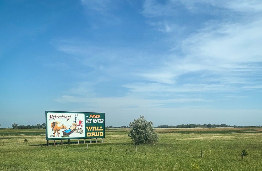 Wall Drug Billboard South Dakota