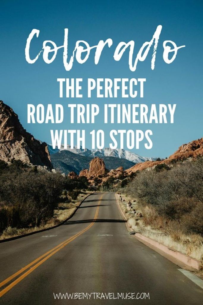 The perfect Colorado road trip itinerary with 10 gorgeous stops, including Denver, Rocky Mountain National Park, Garden of the Gods, Great Sand Dunes National Park and so much more. Plan your Colorado road trip with this itinerary full of insider tips! #Colorado
