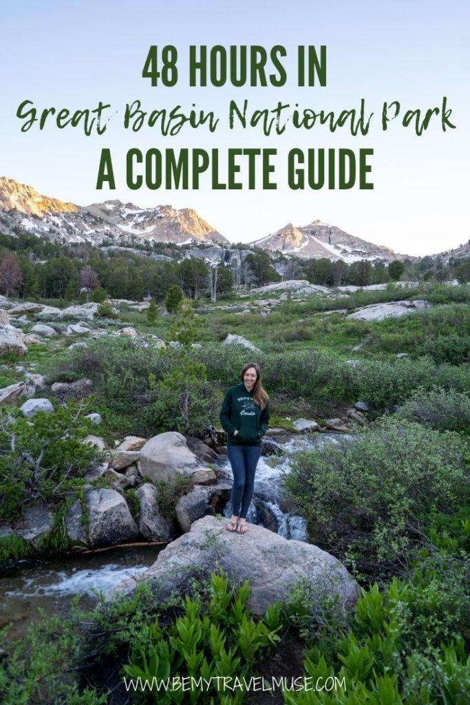How to spend 48 hours in Basin National Park, Nevada? Here's a complete guide with the best things to do in Basin National Park, where to stay, how to get there, and gorgeous photos to inspire you to do an overnight road trip in Great Basin National Park! #Nevada #GreatBasinNationalPark