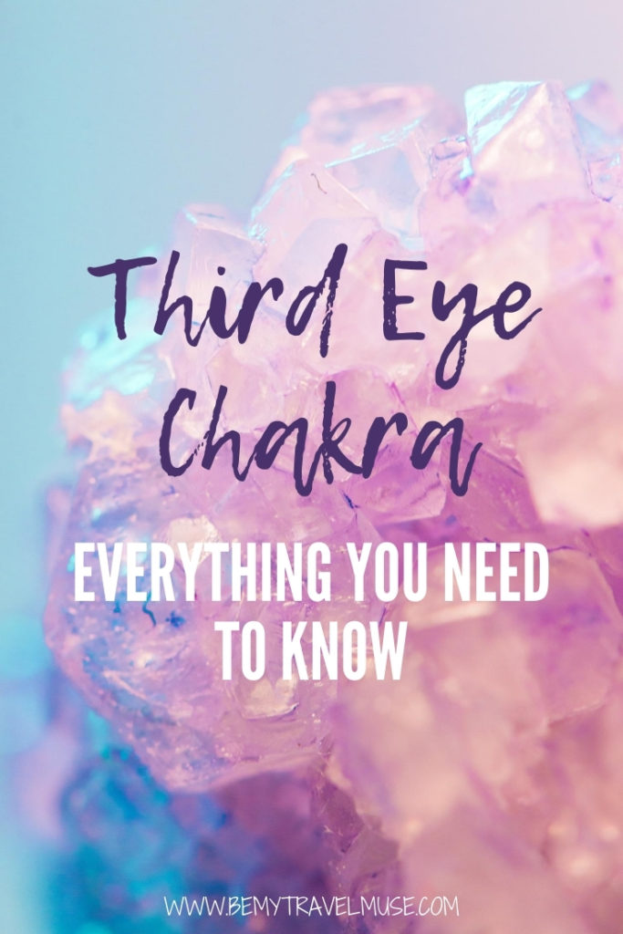 Third eye chakra - everything you need know: What is third eye chakra, where is it located, how to keep your thrid eye chakra balanced, what to do when it is out of balance, and words of affirmation to strengthen your third eye chakra #ThirdEyeChakra