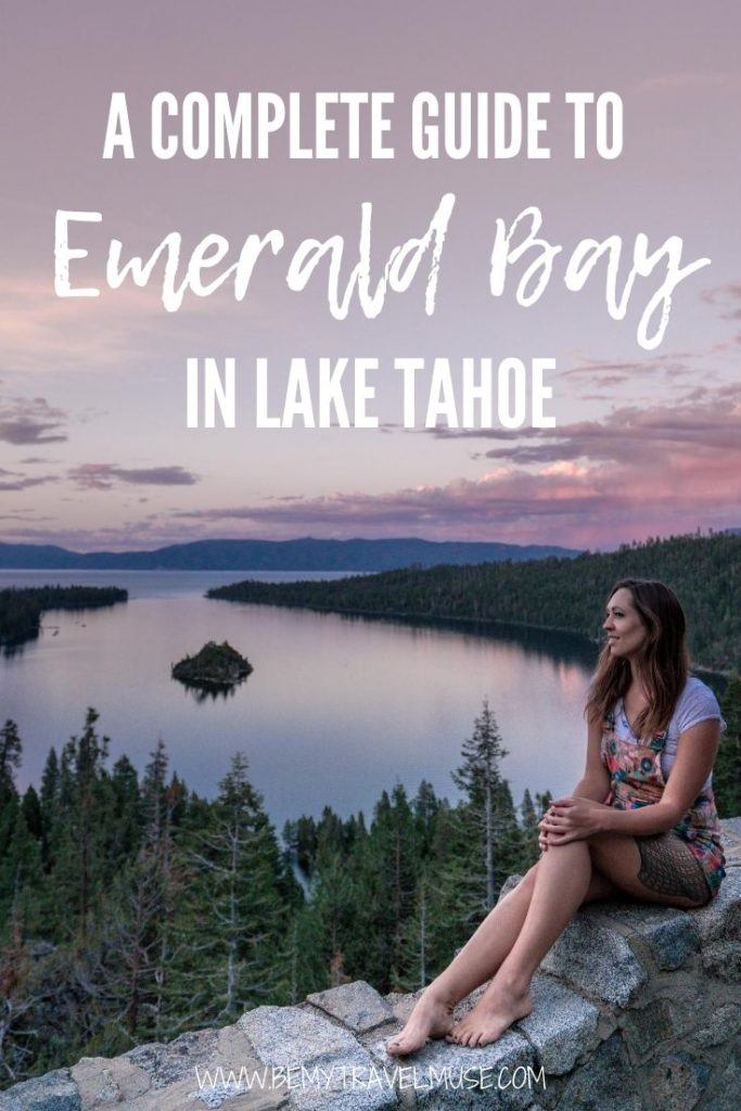 Planning a trip to Emerald Bay in Lake Tahoe? Check this complete guide out for the best things to do in the area, local tips, and camping guide. #EmeraldBay