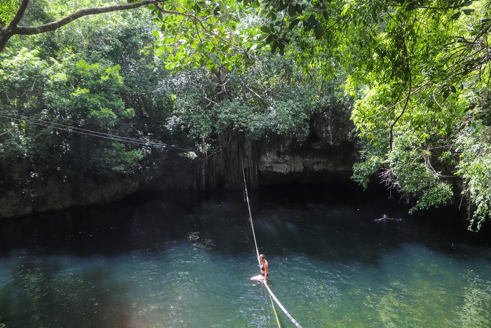 cancun things to do cenote verde lucero