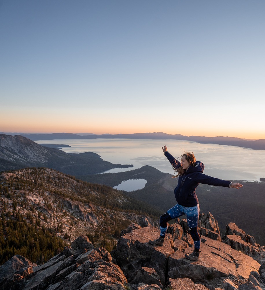 mt. Tallac hike lake tahoe