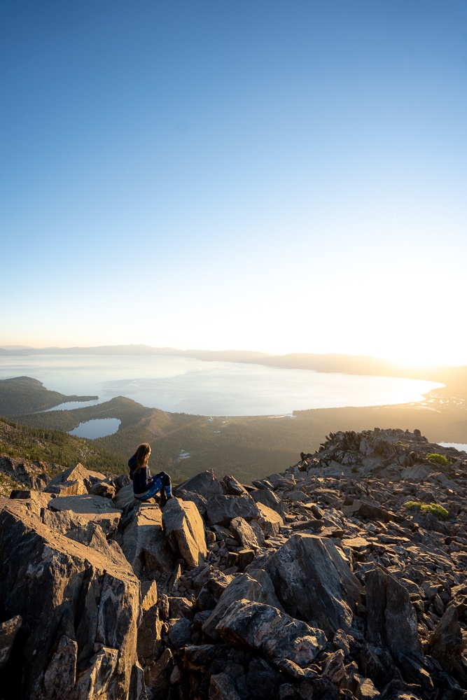 mt. Tallac hike lake tahoe