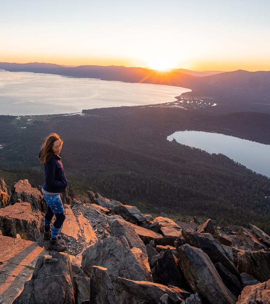 mt. Tallac hike lake tahoe