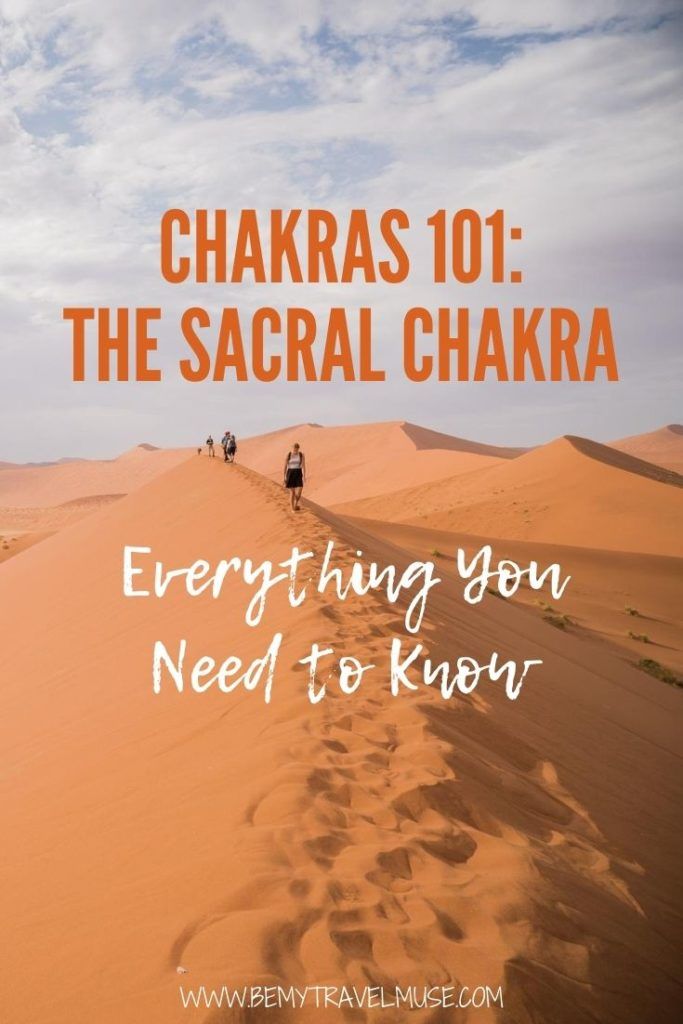 Chakras 101: the sacral chakra - everything you need to know. What is sacral chakra, how to balance your sacral chakra, what happens when your sacral chakra is blocked or unbalanced, affirmations you can practices to balance your sacral chakra - click to read all about it! #SacralChakra #Chakra