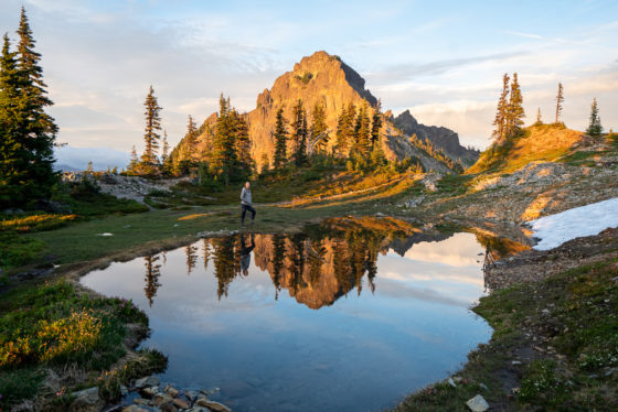 mount rainier national park pinnacle peak