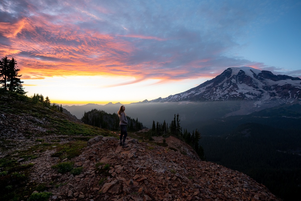 mount rainier national park pinnacle peak