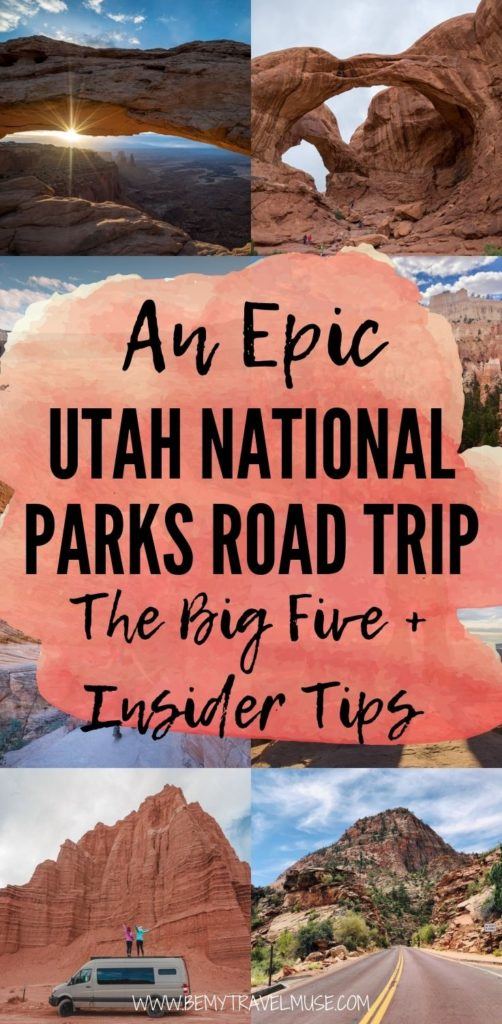 Planning an epic Utah Big Five road trip? Here's a 2020 guide to the best Utah national parks road trip, with the latest updates and insider tips on each national parks (Arches, Bryce Canyon, Canyonlands, Capitol Reef and Zion). #Utah