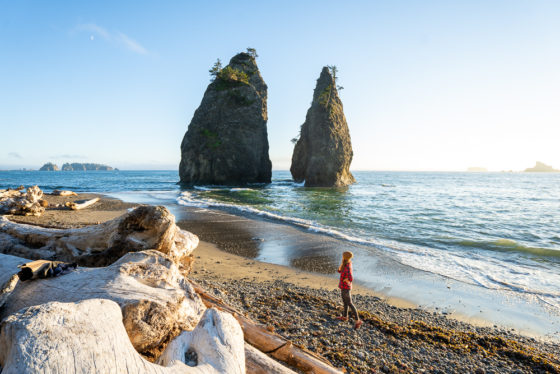 washington national parks rialto beach in Olympic national park