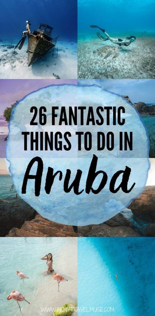 26 best things to do in Aruba, that include outdoor adventures such as scuba diving, snorkeling, hiking, as well as relaxing activities like spa, cruise, dining, and so on. Hotel recommendations included! #Aruba