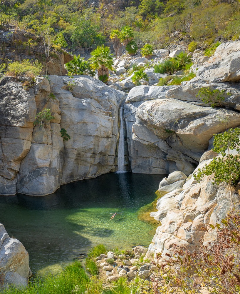 santiago waterfall baja sur