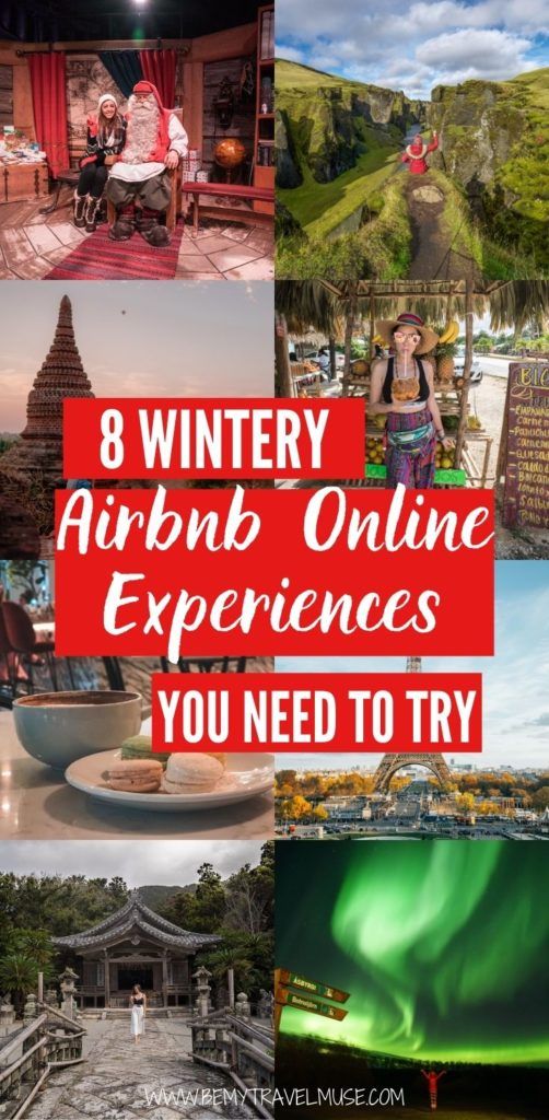 8 wintery, festive Airbnb Online Experiences you need to try with your loved ones this holiday. Planning a unique virtual get-together, or looking for interesting ways to bond with your family and loved ones? These Airbnb Online Experiences are perfect for you. Click to see them now! #ad #Airbnb