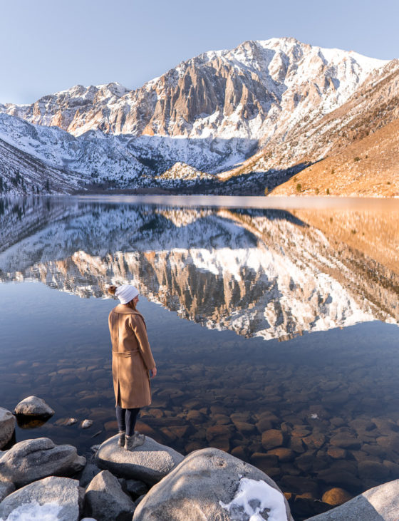 convict lake california winter