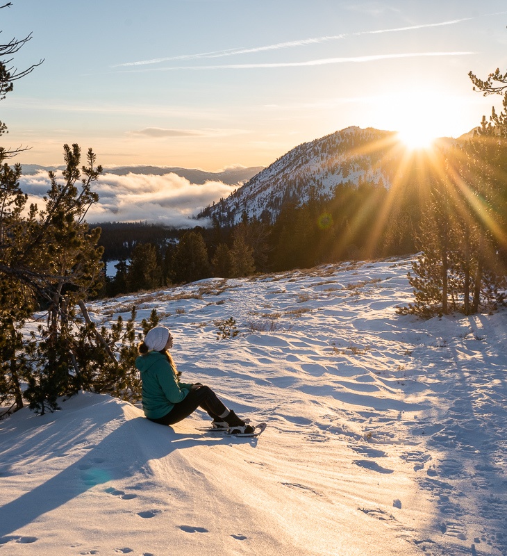 mt rose hike winter where to go in january