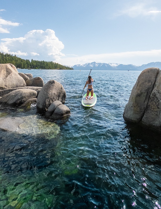 lake tahoe paddleboarding