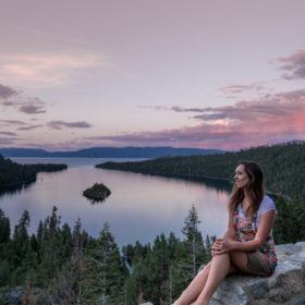 lake tahoe emerald bay sunset