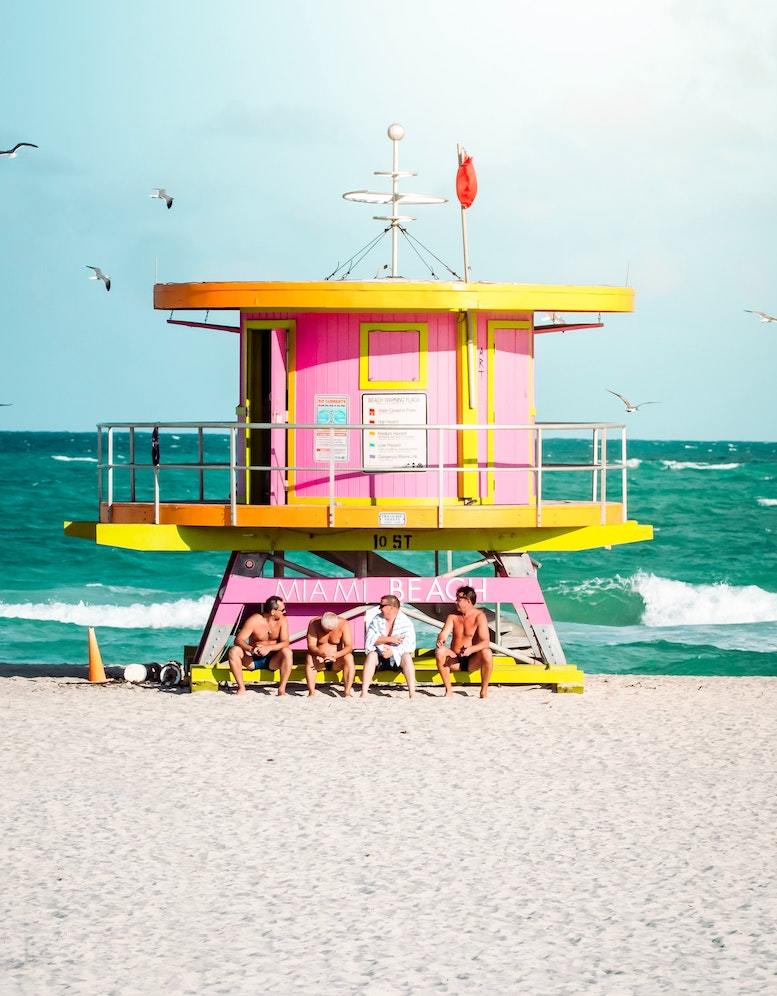 miami beach lifeguard towers