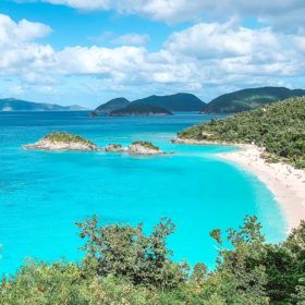 Trunk Bay Overlook in St John USVI