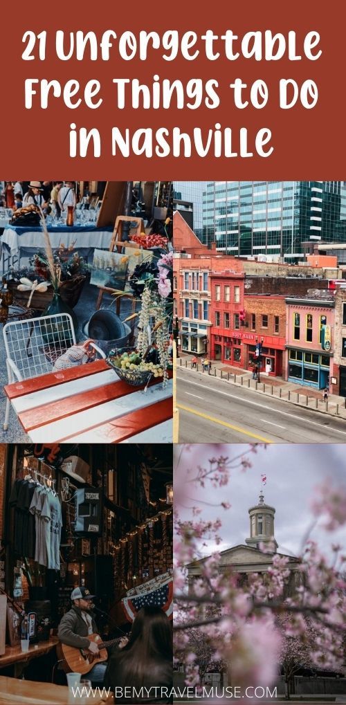 places to visit in nashville for free