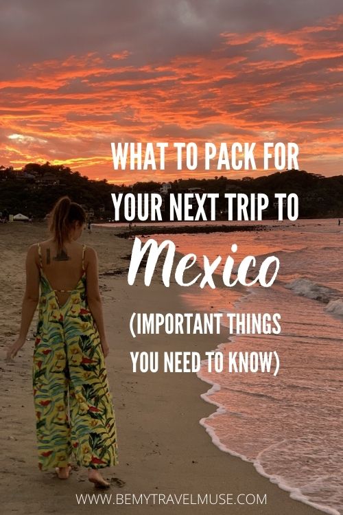 travel essentials to mexico