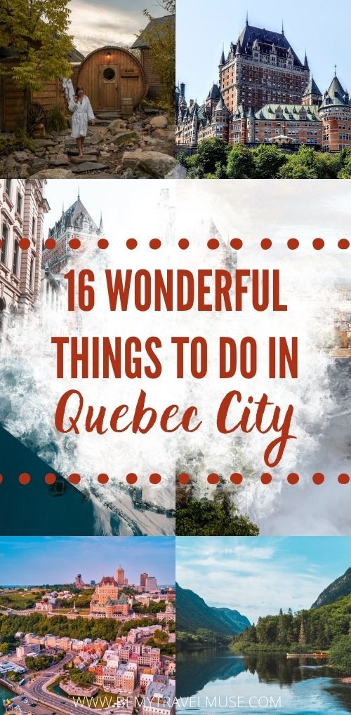 quebec travel ideas