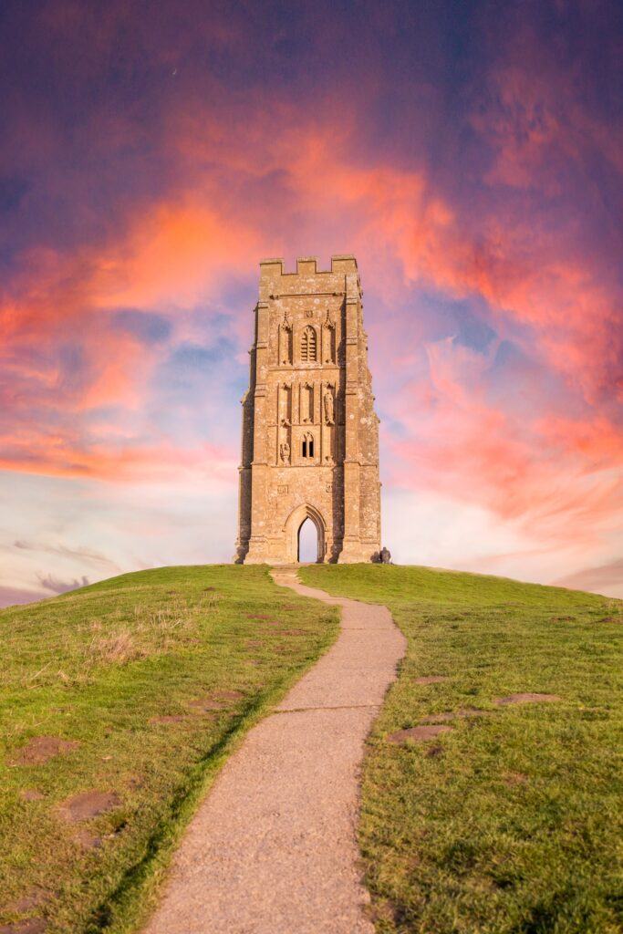 third eye chakra Glastonbury Tor in England 