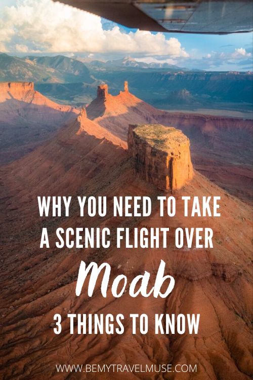 If you're considering a scenic Moab flight, read this first to find out if it's worth it. #visitmoab #moabtours